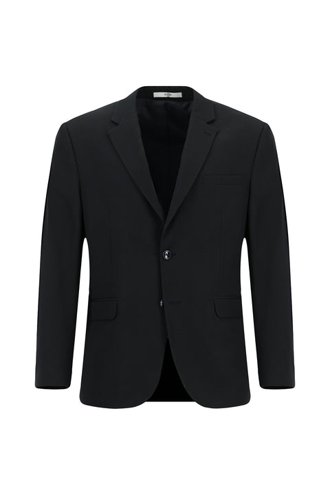 Siyah Lacivert 4 Drop Relaxed Fit Rahat Kesim Takım Elbise
