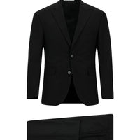 Black 7 Drop Slim Fit Narrow Cut Suit