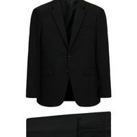 Black 6-Drop Regular Fit Standard Cut Suit
