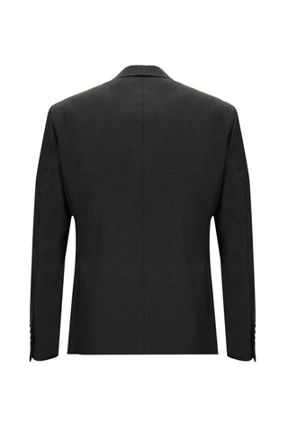  Koyu Füme 7 Drop Slim Fit Dar Kesim Kombinli Yelekli Takım Elbise