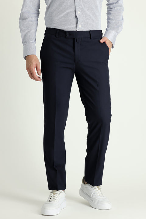 Dark Navy 4-Drop Relaxed Fit Suit