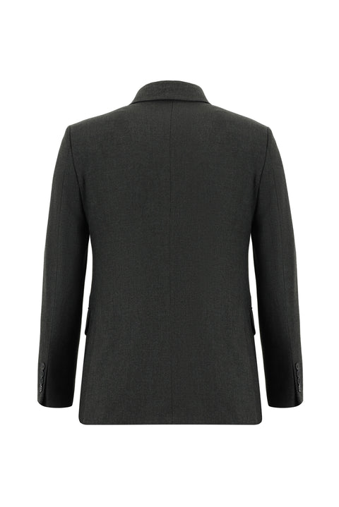 Dark Gray 7 Drop Slim Fit Narrow Cut Suit