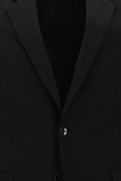 Black 6-Drop Regular Fit Standard Cut Suit