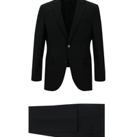 Black 7 Drop Slim Fit Narrow Cut Suit