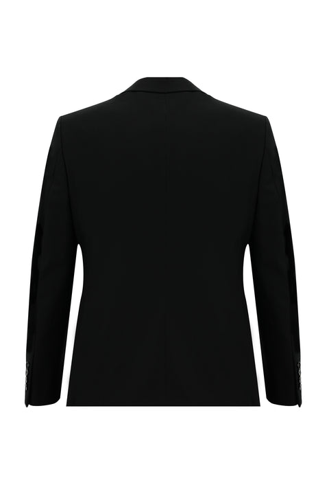 Black 7 Drop Slim Fit Narrow Cut Suit