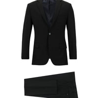 Black 7 Drop Super Slim Fit Extra Narrow Cut Suit
