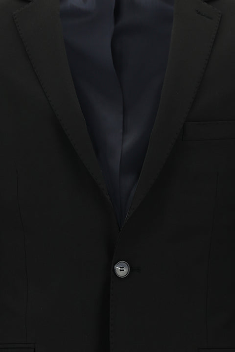 Black 7 Drop Super Slim Fit Extra Narrow Cut Suit