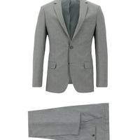 Medium Gray 7 Drop Super Slim Fit Extra Narrow Cut Suit