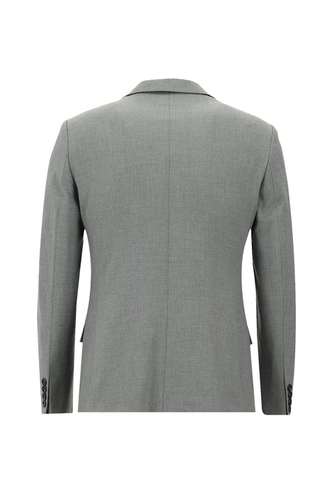 Medium Gray 7 Drop Super Slim Fit Extra Narrow Cut Suit