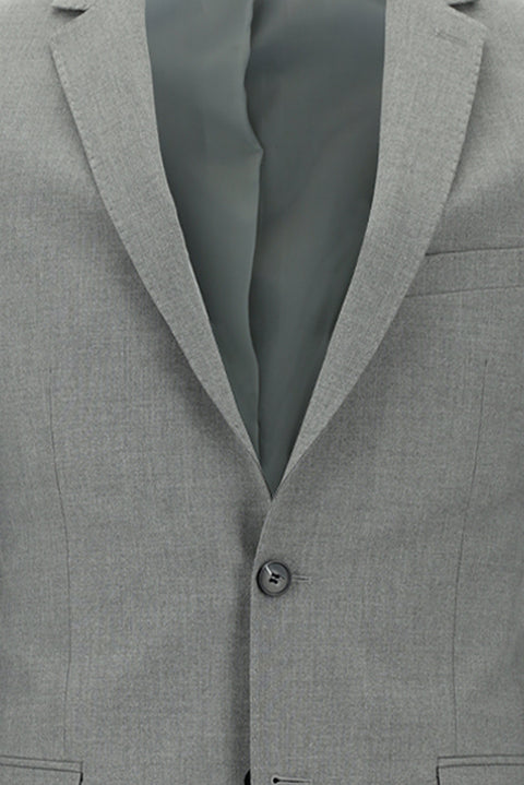 Medium Gray 7 Drop Super Slim Fit Extra Narrow Cut Suit