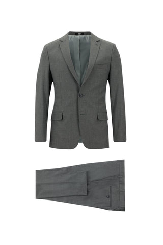  Koyu Füme 7 Drop Super Slim Fit Eksra Dar Kesim Takım Elbise