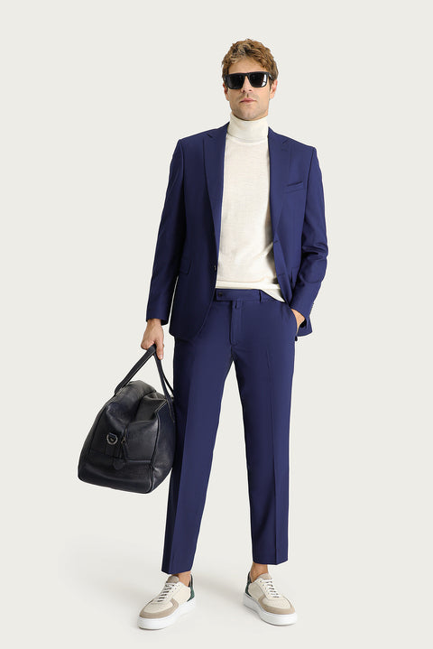 Medium Navy 7 Drop Slim Fit Suit