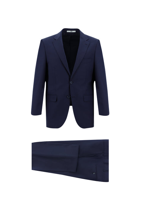Dark Navy 4-Drop Relaxed Fit Suit