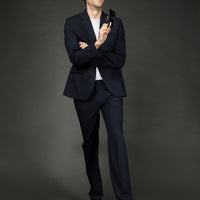 Dark Navy 7 Drop Slim Fit Narrow Cut Super Flexible Suit