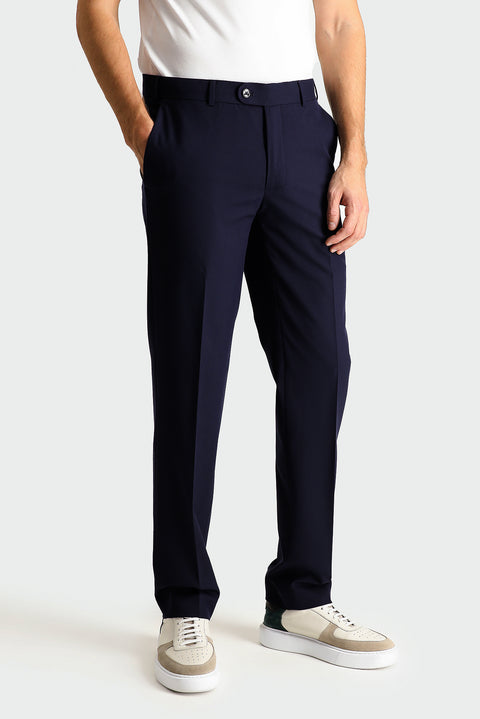 Dark Navy 6 Drop Regular Fit Standard Cut Super Flexible Suit