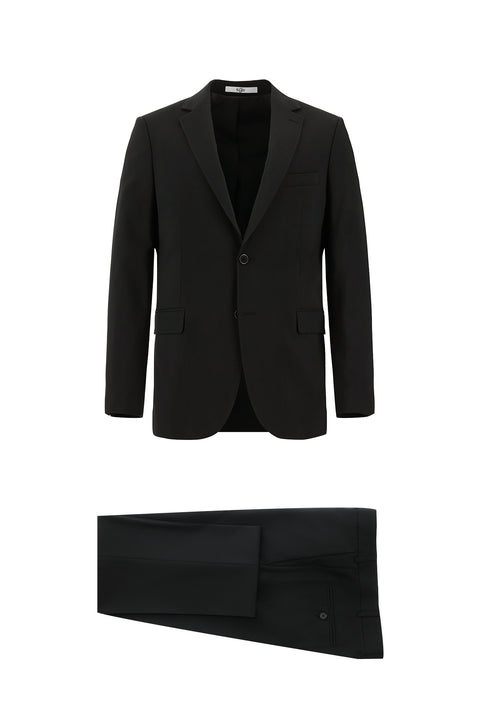 Black 8 Drop Long Slim Fit Suit