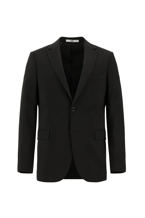 Black 8 Drop Long Slim Fit Suit
