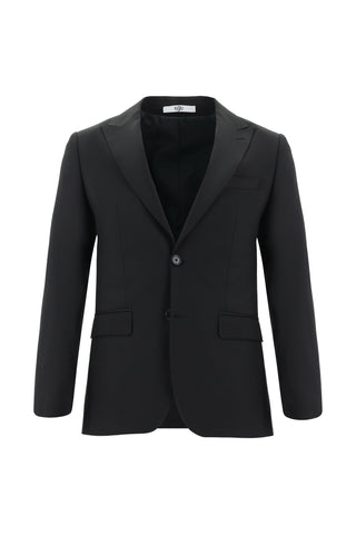  Siyah 7 Drop Super Slim Fit Eksra Dar Kesim Fit Takım Elbise