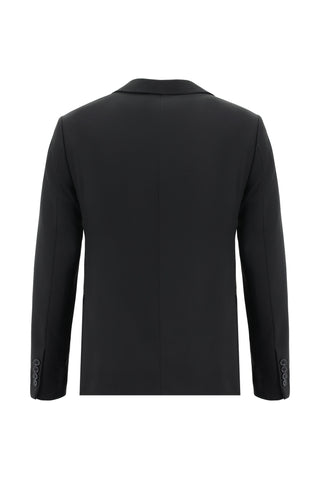  Siyah 7 Drop Super Slim Fit Eksra Dar Kesim Fit Takım Elbise