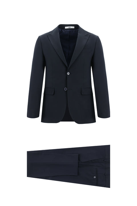Medium Navy 7 Drop Super Slim Fit Extra Narrow Cut Suit