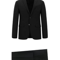 Black 7 Drop Slim Fit Narrow Cut Suit