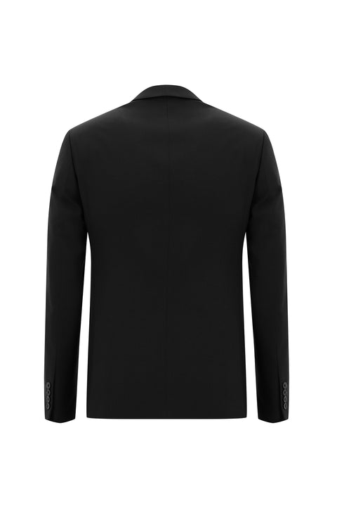 Black 7 Drop Slim Fit Narrow Cut Suit