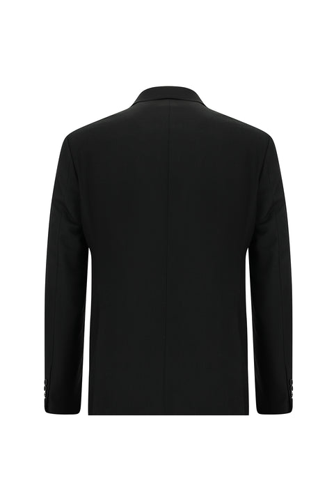 Black 7 Drop Slim Fit Narrow Cut Suit