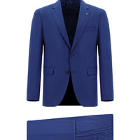 Navy Blue 7 Drop Slim Fit Narrow Cut Suit