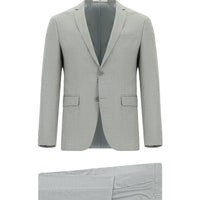 Light Grey 7 Drop Super Slim Fit Extra Narrow Cut Suit