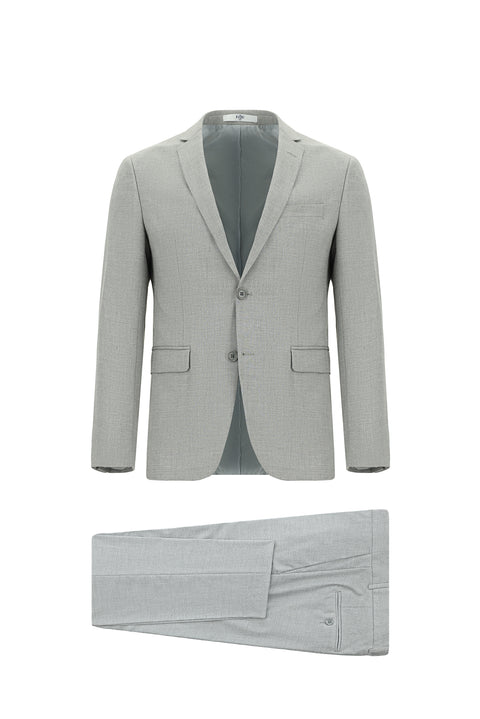 Light Grey 7 Drop Super Slim Fit Extra Narrow Cut Suit