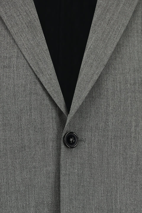 Medium Grey 4-Drop Relaxed Fit Suit