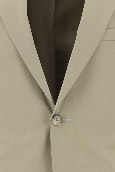 Medium Beige 7 Drop Super Slim Fit Extra Narrow Cut Suit