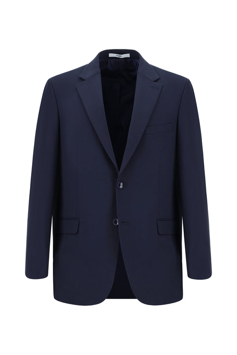 Dark Navy 4-Drop Relaxed Fit Suit