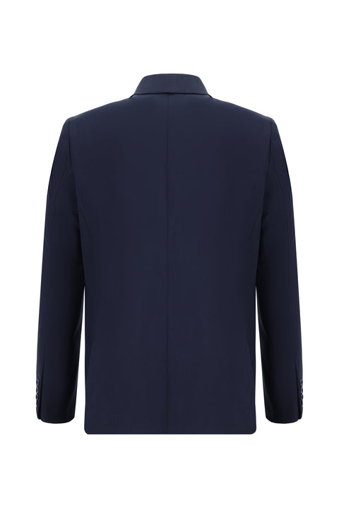 Dark Navy 4-Drop Relaxed Fit Suit