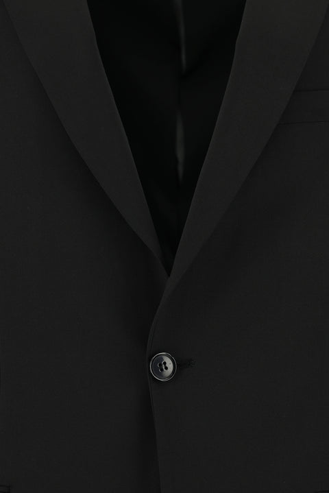 Black 7 Drop Slim Fit Narrow Cut Suit