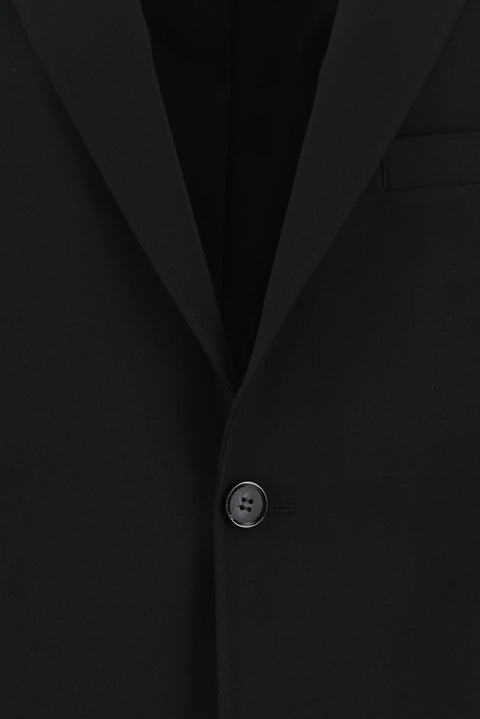 Black 6-Drop Regular Fit Standard Cut Suit