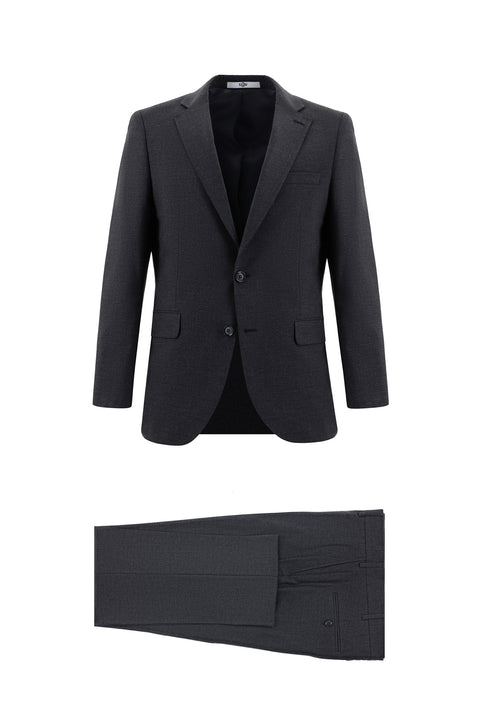 Dark Gray 7 Drop Super Slim Fit Extra Narrow Cut Suit