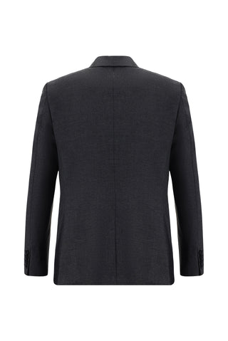  Koyu Füme 4 Drop Relaxed Fit Rahat Kesim Takım Elbise