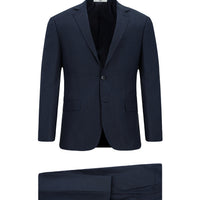 Koyu Lacivert 7 Drop Super Slim Fit Eksra Dar Kesim Takım Elbise