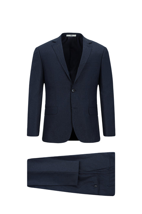 Koyu Lacivert 7 Drop Super Slim Fit Eksra Dar Kesim Takım Elbise