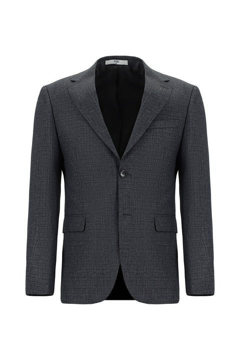 Medium Gray 4-Drop Relaxed Fit Suit