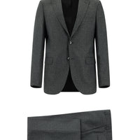 Dark Gray 7 Drop Slim Fit Narrow Cut Suit