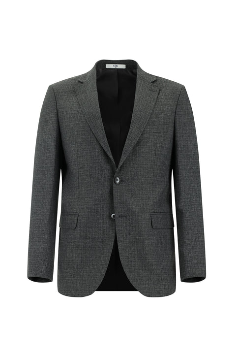 Dark Gray 6-Drop Regular Fit Standard Cut Suit