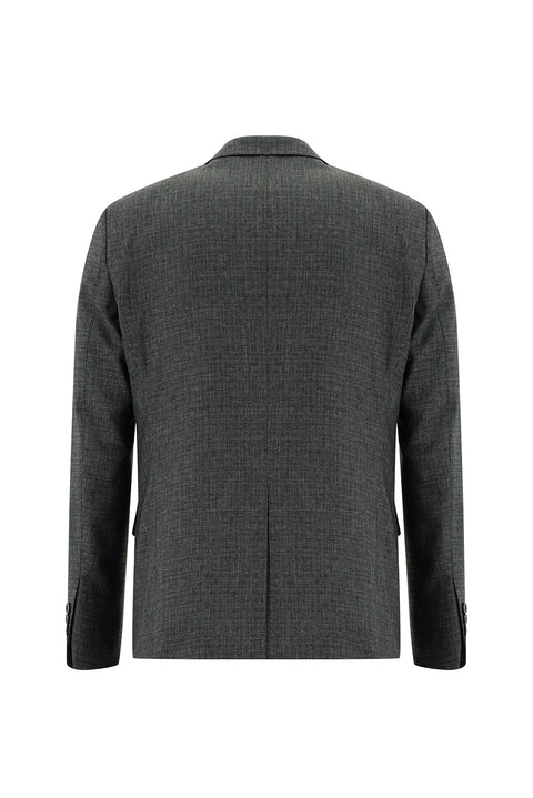 Dark Gray 6-Drop Regular Fit Standard Cut Suit