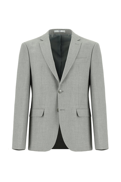 Light Gray 6 Drop Regular Fit Standard Cut Suit