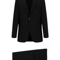Black 4-Drop Relaxed Fit Suit