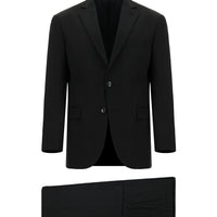 Black 6-Drop Regular Fit Standard Cut Suit