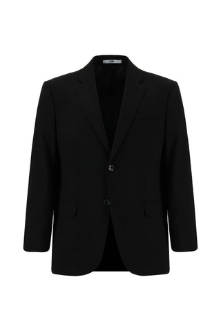  Siyah 4 Drop Relaxed Fit Rahat Kesim Takım Elbise