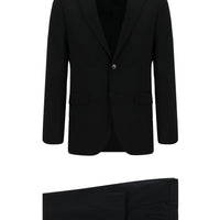Black 7 Drop Slim Fit Narrow Cut Suit