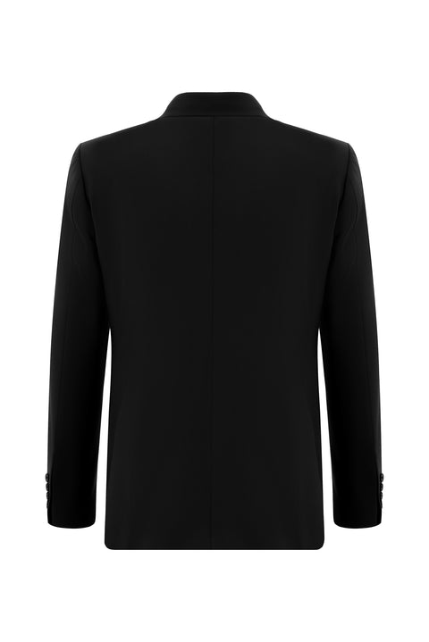 Black 7 Drop Slim Fit Narrow Cut Suit